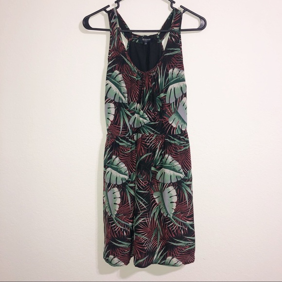 Madewell Dresses & Skirts - Madewell | Silk Jungle Print Dress with Pockets